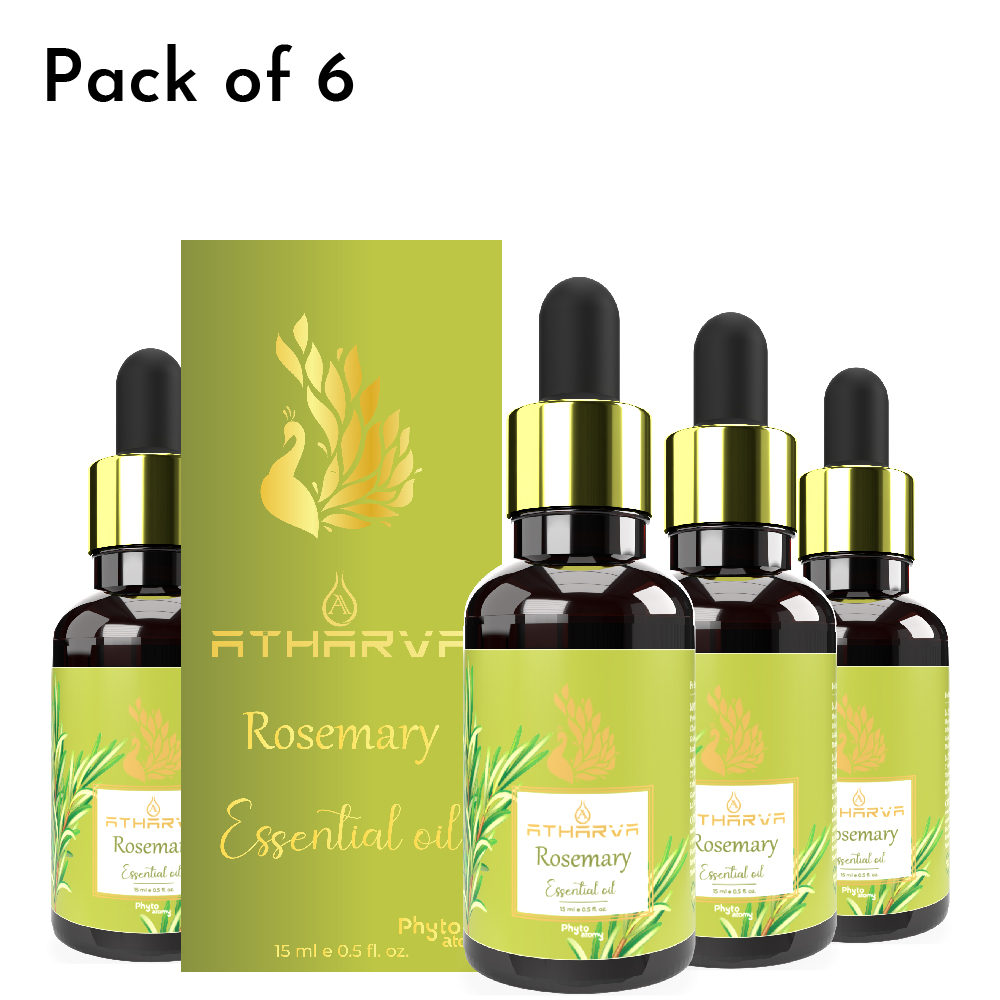 Atharva Rosemary Essential Oil (15ml) Pack Of 6